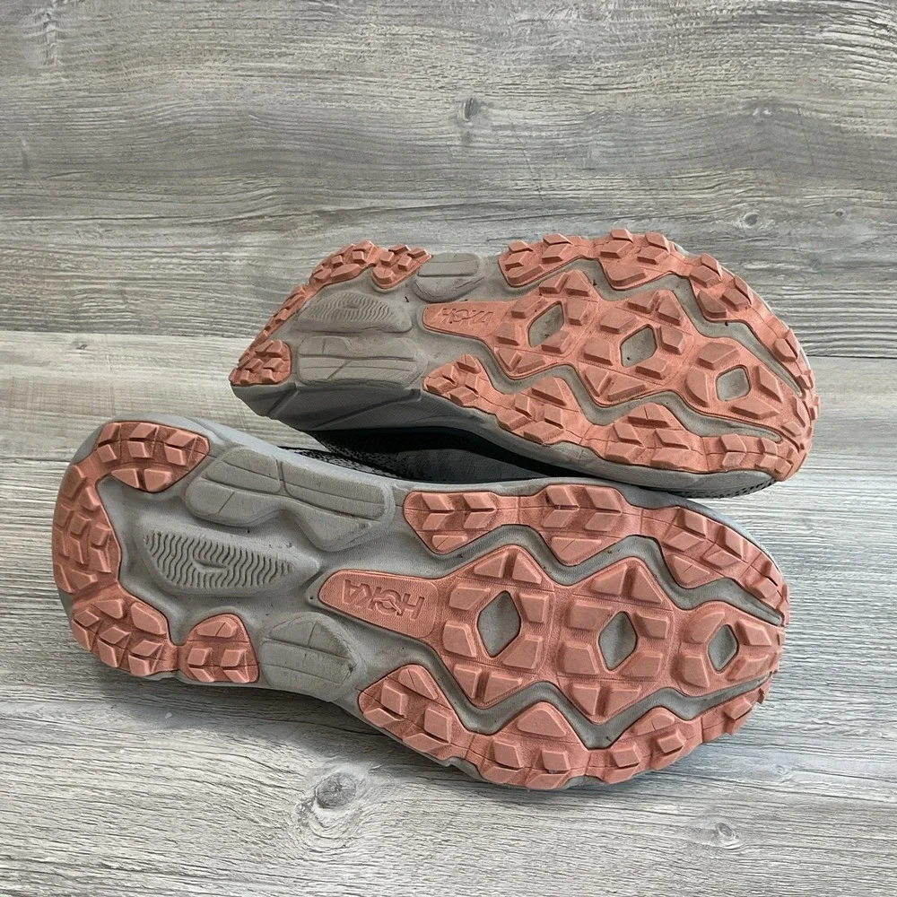 HOKA Women's 9.5 B Harbor Mist Spruce Lace-Up Low Top Athletic Running Sneakers